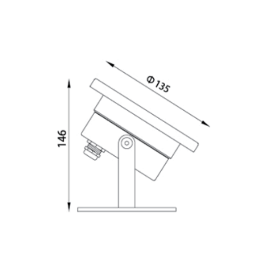 6W水池燈投光燈