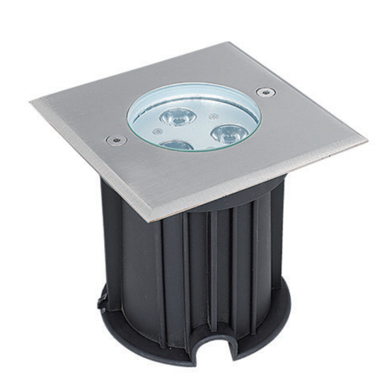 3W方型水底埋地燈
