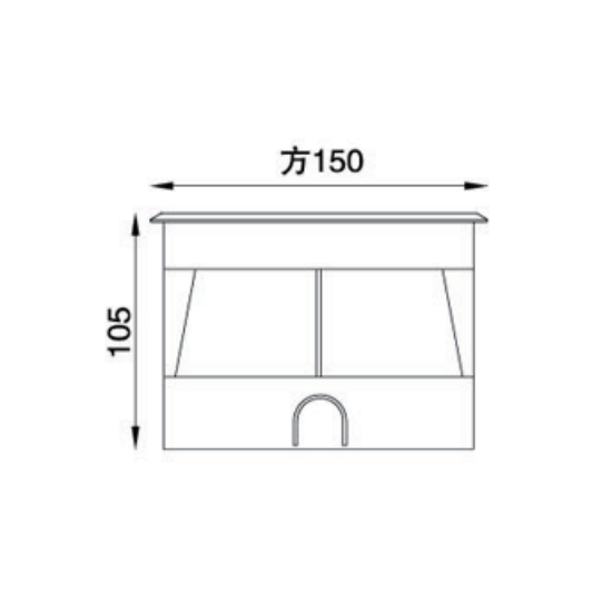 6W方型水底埋地燈