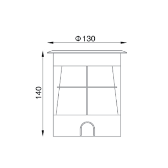 3W可調偏光埋地燈
