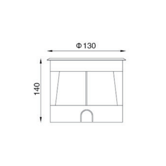 3W可調偏光埋地燈