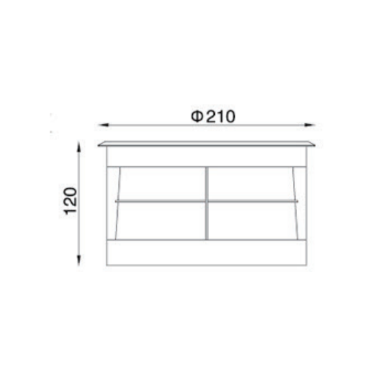 12W可內調偏光埋地燈