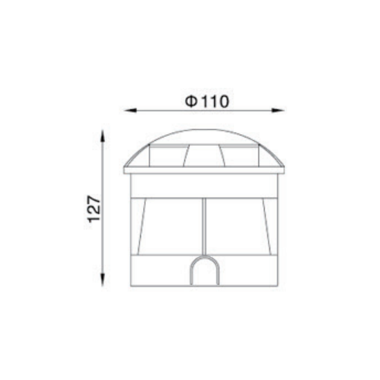 3W三出光埋地燈