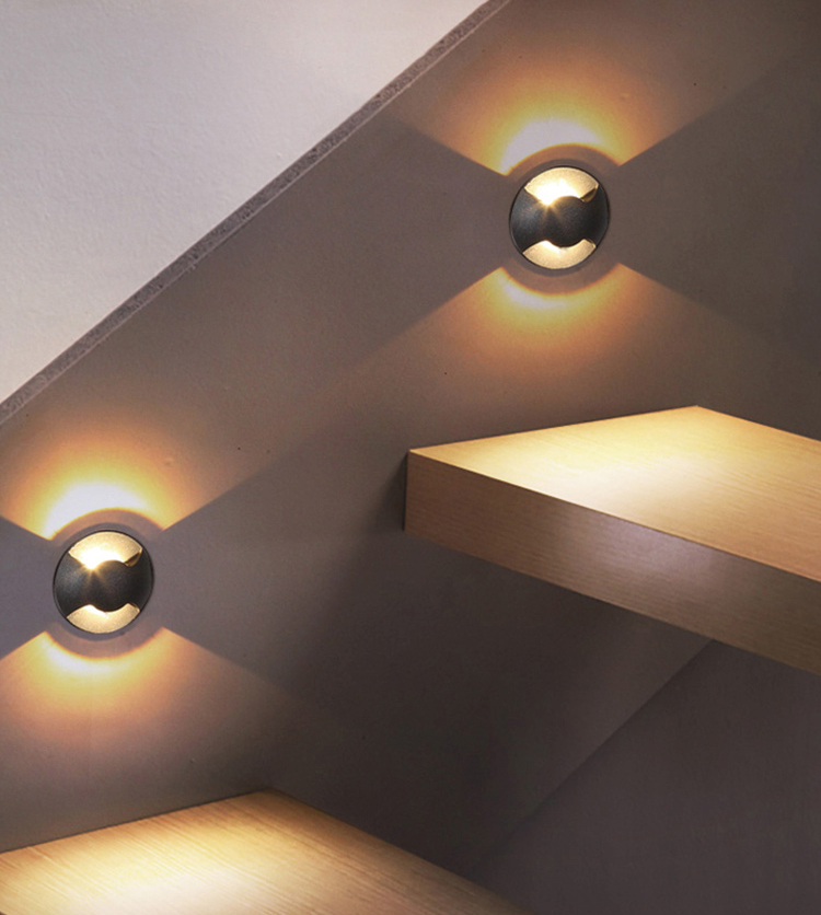 3W三出光埋地燈